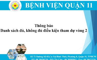Thông báo Danh sách thí sinh đủ/không đủ điều kiện tham gia kiểm tra, sát hạch (Vòng 2) xét tuyển viên chức năm 2022